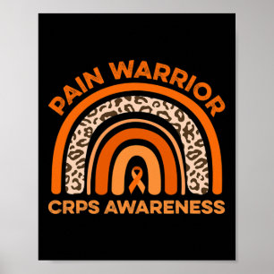 Chronic Pain Warrior Crps Awareness Month Wear Ora Poster