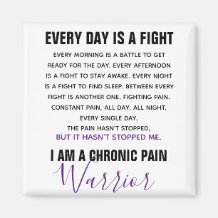 Chronic Pain Warrior Magnet