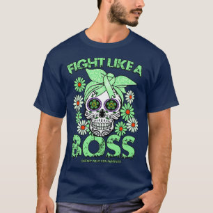 Chronic pelvic Pain Awareness fight like a boss T-Shirt