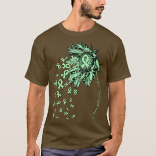 Chronic pelvic Pain Awareness Sunflower ribbon flo T-Shirt