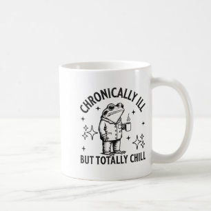 Chronically Ill Funny Frog Chronic Pain &amp; Illn Coffee Mug