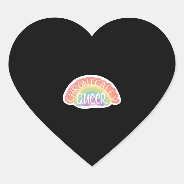 Chronically Queer Sticker  (Front)