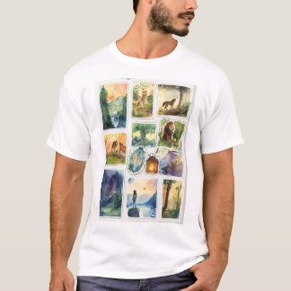 Chronicles of Narnia watercolor stickers  T-Shirt