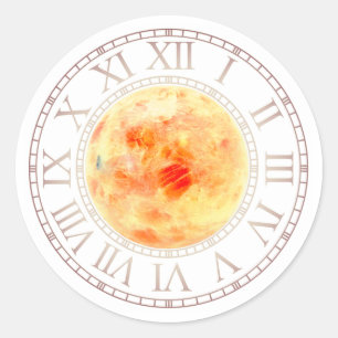 Chrono Mistica - Sunstone (W)  Classic Round Sticker