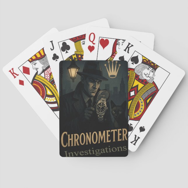 Chronometer Investigations Playing Cards (Back)