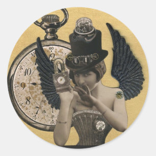 Chrononaut Classic Round Sticker