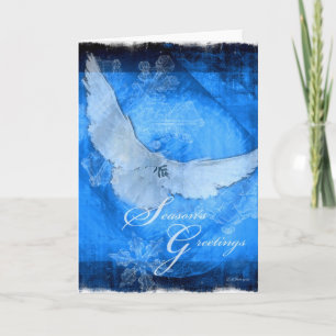 Chrstmas Dove - "Seasons Greeting" Holiday Card