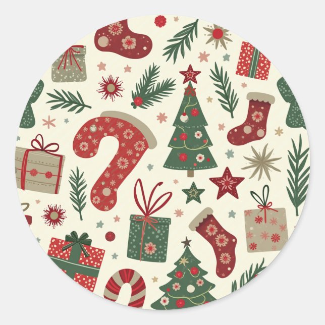 chrstmas sticker (Front)