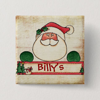 Chrtimstas Stocking Label button