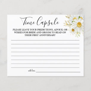 Chrysanthemu Time Capsule wedding anniversary card