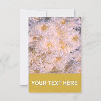 chrysanthemum bloom thank you card