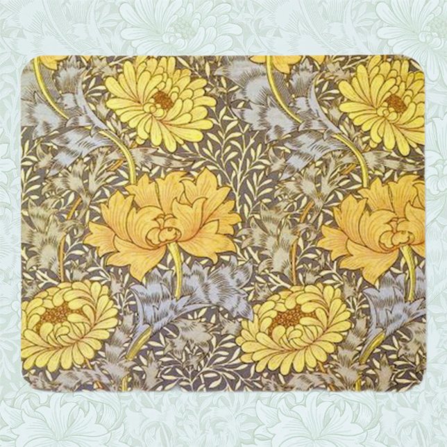 chrysanthemum by William Morris Mouse Mat (Creator Uploaded)