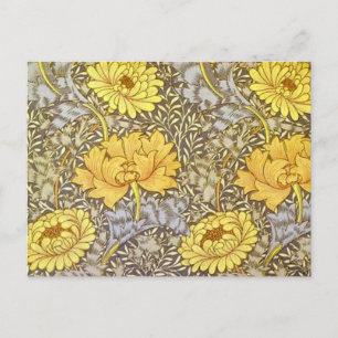 chrysanthemum by William Morris Postcard