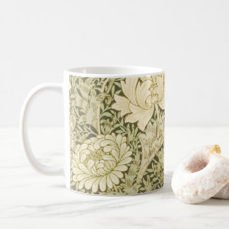 Chrysanthemum by William Morris, Vintage Art Coffee Mug