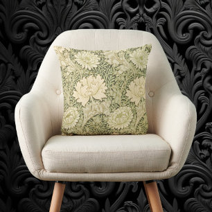 Chrysanthemum by William Morris, Vintage Art Cushion