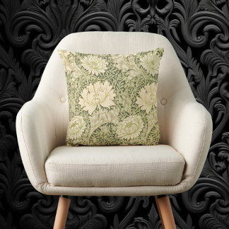 Chrysanthemum by William Morris, Vintage Art Cushion
