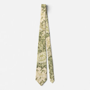 Chrysanthemum by William Morris, Vintage Art Tie