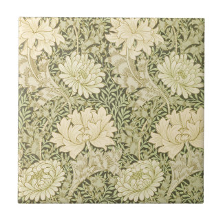 Chrysanthemum by William Morris, Vintage Art Tile