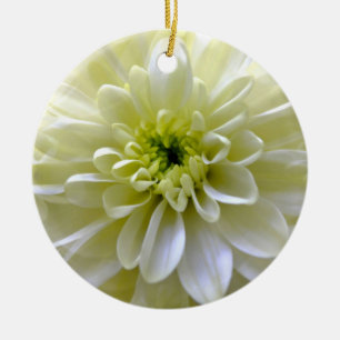 CHRYSANTHEMUM CERAMIC TREE DECORATION