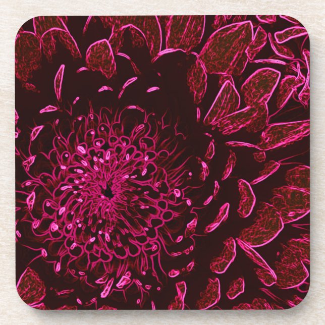 Chrysanthemum Coaster (Front)
