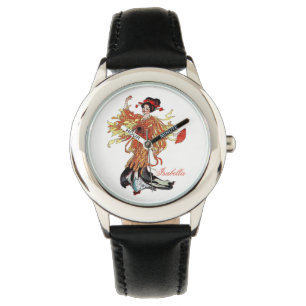 Chrysanthemum Cute Flower Child Floral Funny Girl Watch