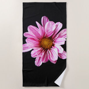 Chrysanthemum Flower btcnm Beach Towel