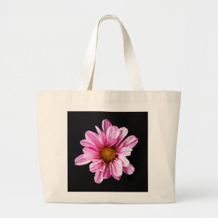 Chrysanthemum Flower jtcna Large Tote Bag