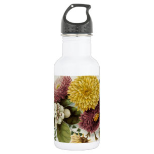 Chrysanthemum Flower Mum Floral 532 Ml Water Bottle