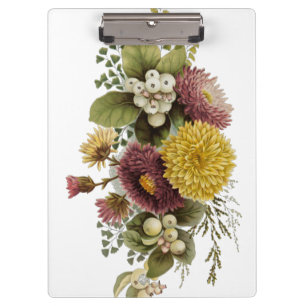 Chrysanthemum Flower Mum Floral Clipboard