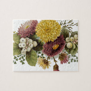 Chrysanthemum Flower Mum Floral Jigsaw Puzzle