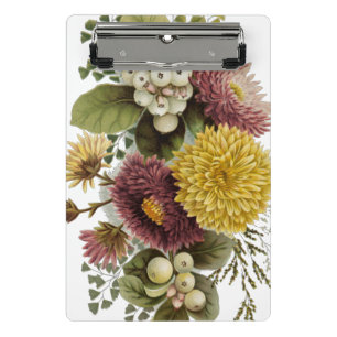 Chrysanthemum Flower Mum Floral Mini Clipboard