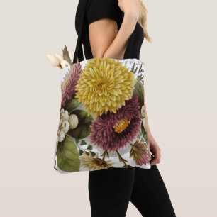 Chrysanthemum Flower Mum Floral Tote Bag