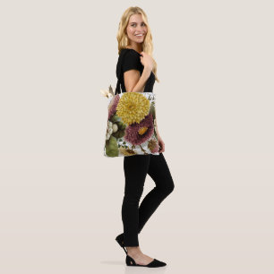 Chrysanthemum Flower Mum Floral Tote Bag