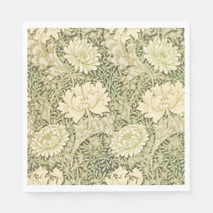 Chrysanthemum Flower Pattern (by William Morris) Napkin