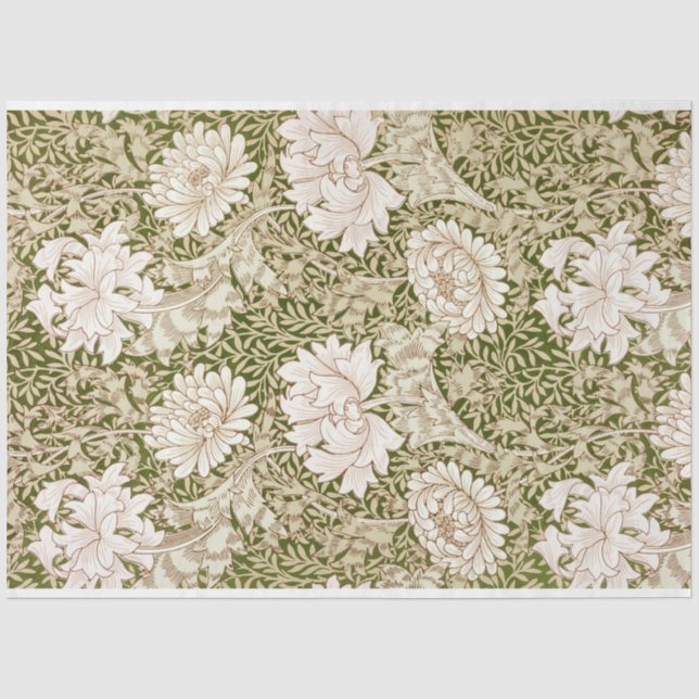 Chrysanthemum Gold, William Morris Tissue Paper (Front)