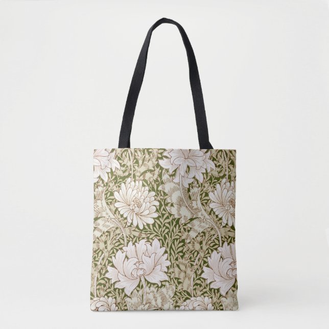 Chrysanthemum Gold, William Morris Tote Bag (Front)