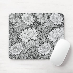 Chrysanthemum Gray, William Morris Mouse Mat