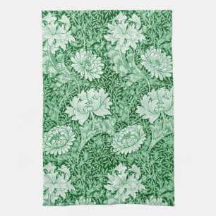 Chrysanthemum Green, William Morris Tea Towel