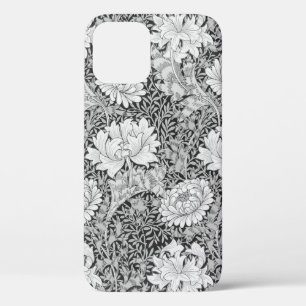 Chrysanthemum Grey, William Morris iPhone 12 Case