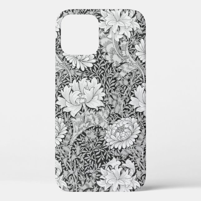 Chrysanthemum Grey, William Morris Case-Mate iPhone Case (Back)