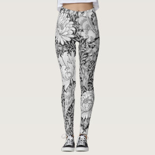 Chrysanthemum Grey, William Morris Leggings