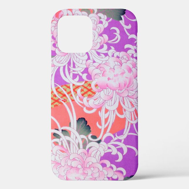 Chrysanthemum, Japanese Design Case-Mate iPhone Case (Back)