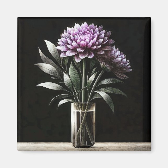 Chrysanthemum Magnet (Front)