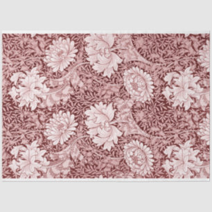 Chrysanthemum Maroon, William Morris Tissue Paper