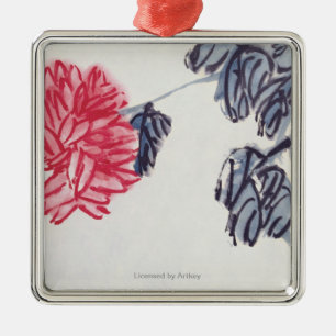 Chrysanthemum Metal Tree Decoration