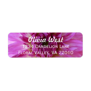 Chrysanthemum "Mum" Address Labels