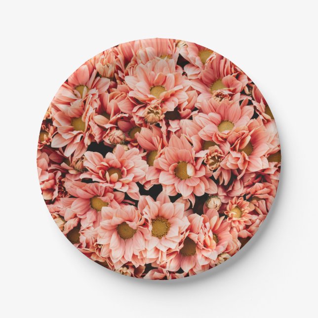 Chrysanthemum Paper Plate (Front)