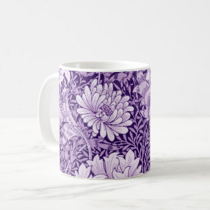 Chrysanthemum Purple, William Morris Coffee Mug