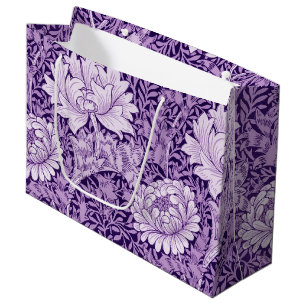 Chrysanthemum Purple, William Morris Large Gift Ba Bag