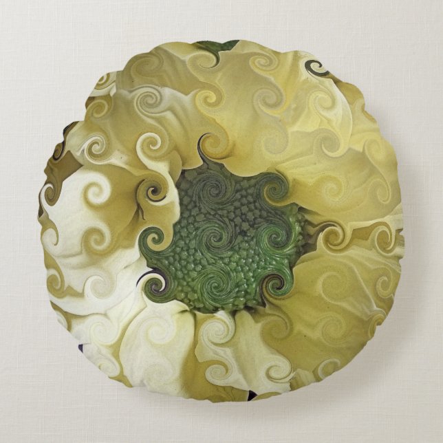 CHRYSANTHEMUM   ROUND CUSHION (Front)
